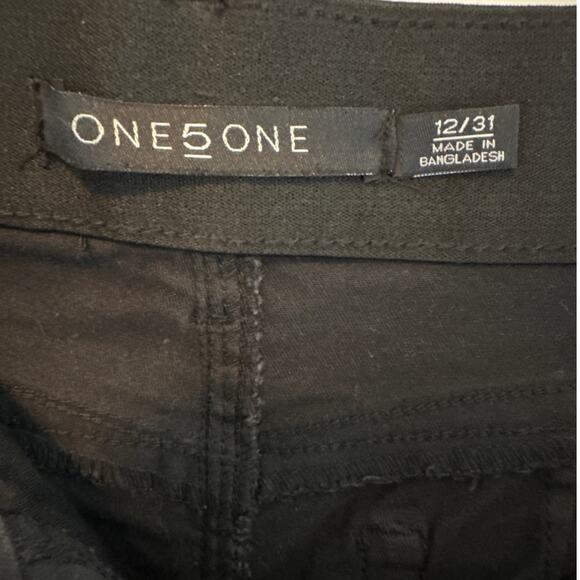 One5One Love My Fit Goddess Fit Cotton Stretch Casual Shorts Black Size 12 / 31 - Picture 8 of 10